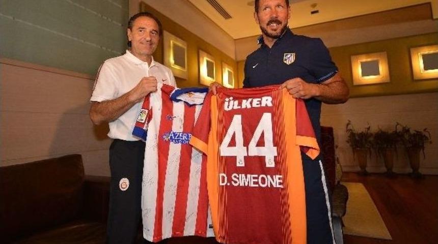 Prandelli, Diego Simeone&rsquo;yi Ziyaret Etti