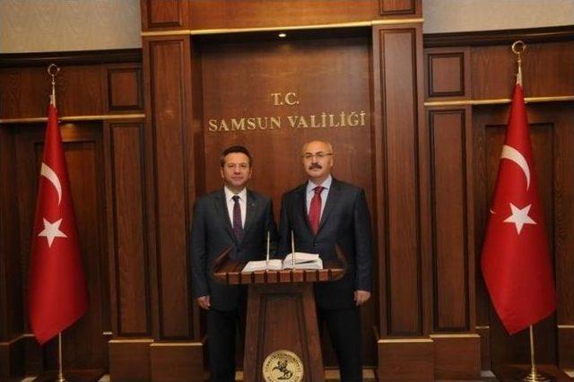 Sinop Valisi Köşger’den Samsun Valisi Aksoy’a Ziyaret