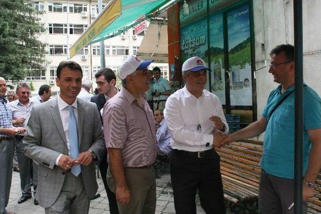 Ak Parti İl Başkanı Adnan Günnar Cumhurbaşkanlığı Seçimi İçin Trabzon'un İlçelerini Geziyor