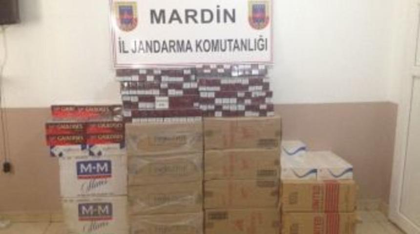 Mardin'de 9 Bin 250 Paket Ka&ccedil;ak Sigara Ele Ge&ccedil;irildi
