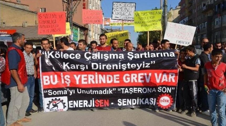 Y&uuml;ksekova&rsquo;da Vedaş İş&ccedil;ilerinden Uyarı Eylemi