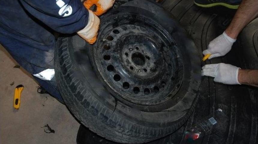 Uyuşturucuyu Yedek Lastiğe Gizlediler