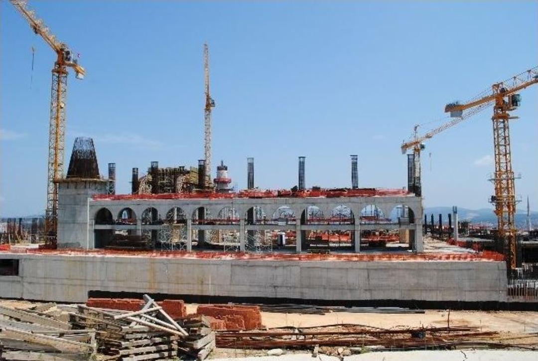 (&ouml;zel Haber) &Ccedil;amlıca Camii&rsquo;nin Y&uuml;zde 60&rsquo;ı Tamamlandı