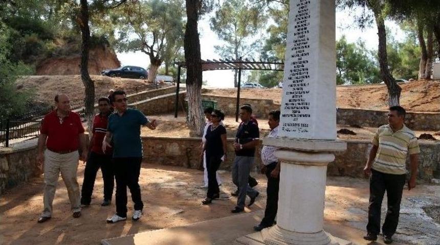 Başkan &Ouml;zakcan&rsquo;dan G&ouml;zpınarı Şehitliği&rsquo;ne Ziyaret