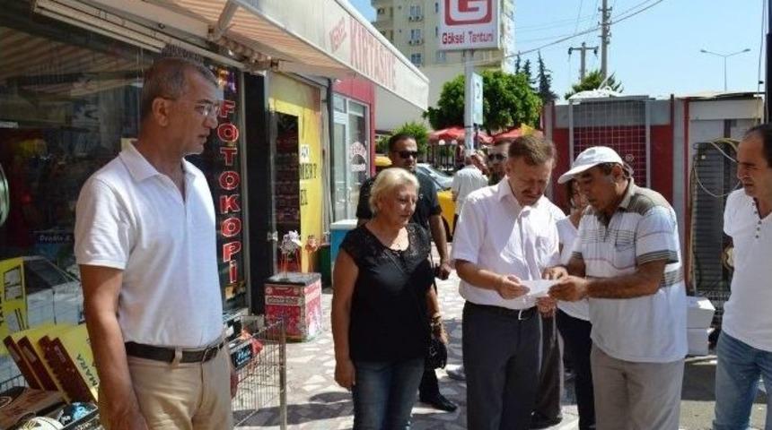 Milletvekili Atıcı Ve Başkan Tarhan, Mezitli'de İhlasnoğlu'na Destek İstedi