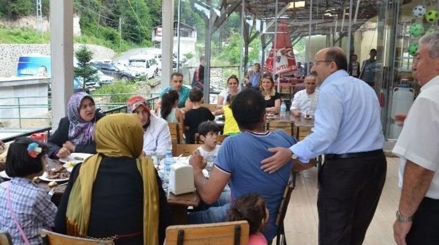 Acısu&rsquo;da Başbakan Erdoğan&rsquo;ın Cumhurbaşkanlığı İ&ccedil;in Destek İstedi