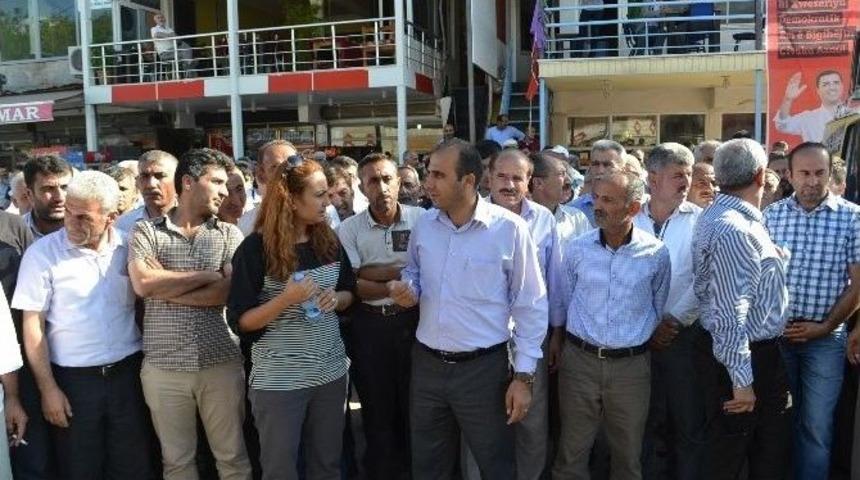 Silvan'da Işid Protestosu