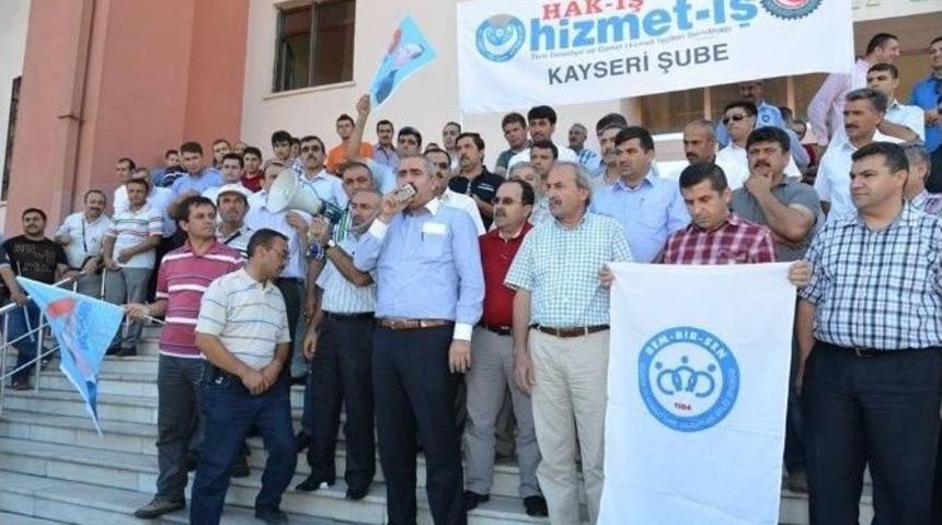 Melikgazi Belediyesi &Ccedil;alışanlarından Erdoğan&rsquo;a Destek