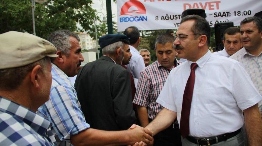 Başkan Acehan, Cumhurbaşkanı Adayı Erdoğan I&ccedil;in Oy Istedi