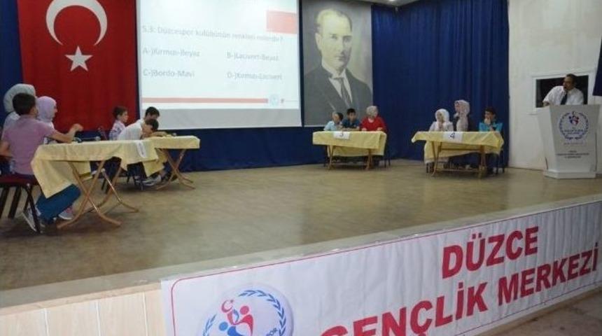 Camilerde Kuran Kursu Alan &Ouml;ğrenciler Bilgilerini Yarıştırdı