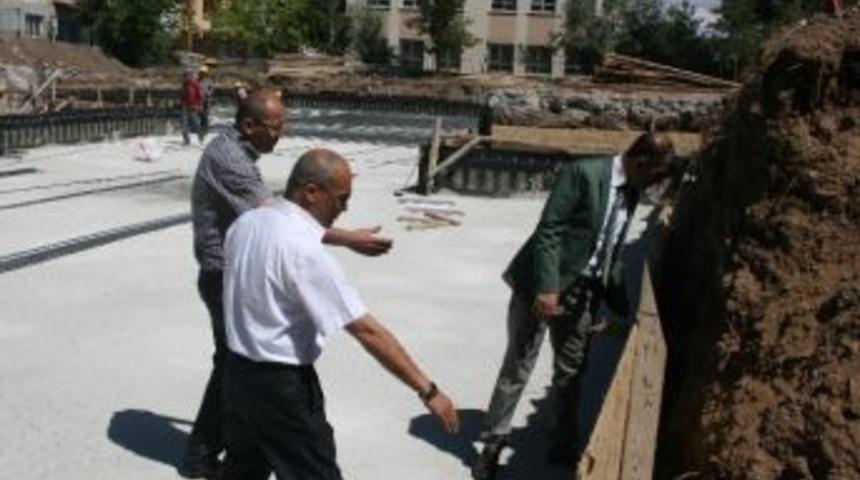 Sağlık İl M&uuml;d&uuml;r&uuml; Van&ccedil;elik, Sağlık Yatırımlarını Denetledi