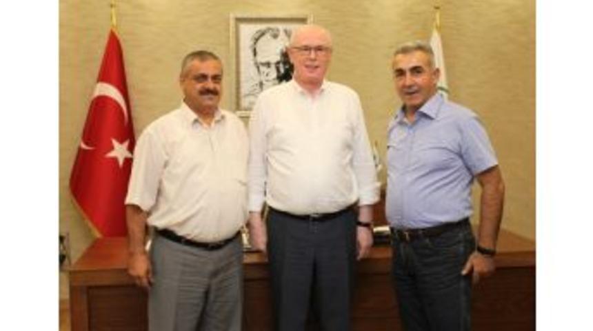 Başkan Kurt&rsquo;a Sendikacılardan Ziyaret