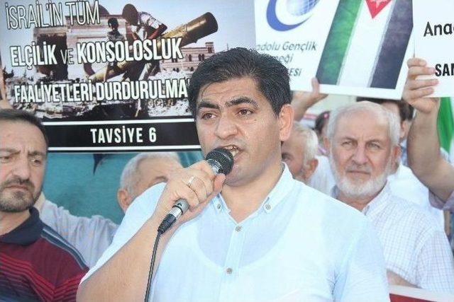 Samsun'da İsrail Protestosu