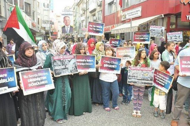 Balıkesir'deki İsrail Protestosu