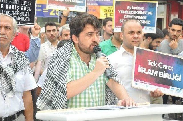 Balıkesir'deki İsrail Protestosu