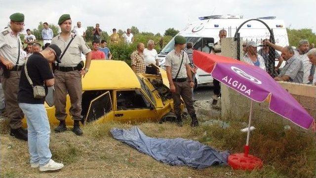 Hamile Eşini Eve Bıraktı, Kazada Öldü