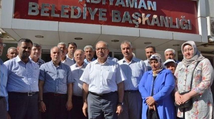 Başkan Kutlu Ve Meclis Üyeleri’nden Başbakanadestek