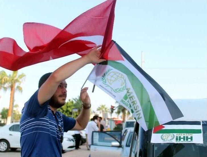 İsrail'i Araç Konvoyu İle Protesto Ettiler G2