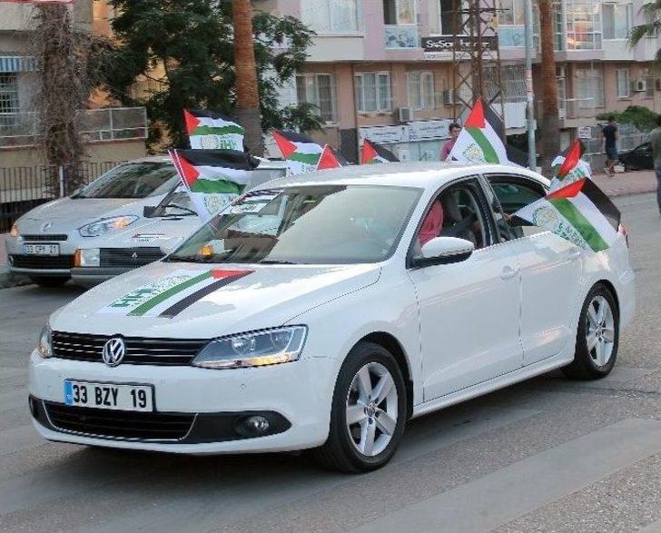 İsrail'i Araç Konvoyu İle Protesto Ettiler G5