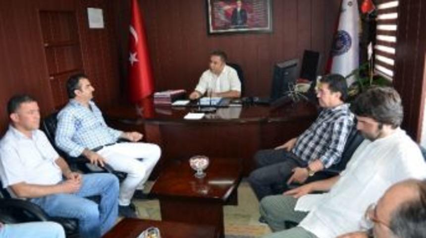 İş Adamlarından Emniyet M&uuml;d&uuml;r&uuml; Ekici&rsquo;ye Ziyaret