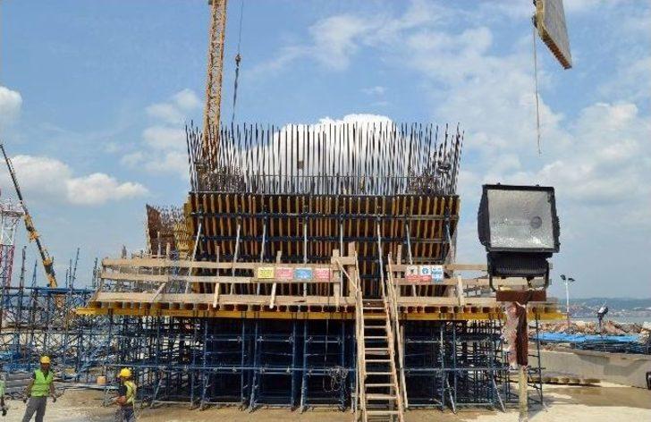 Körfez Geçiş Köprüsü Hızla Yükseliyor G1