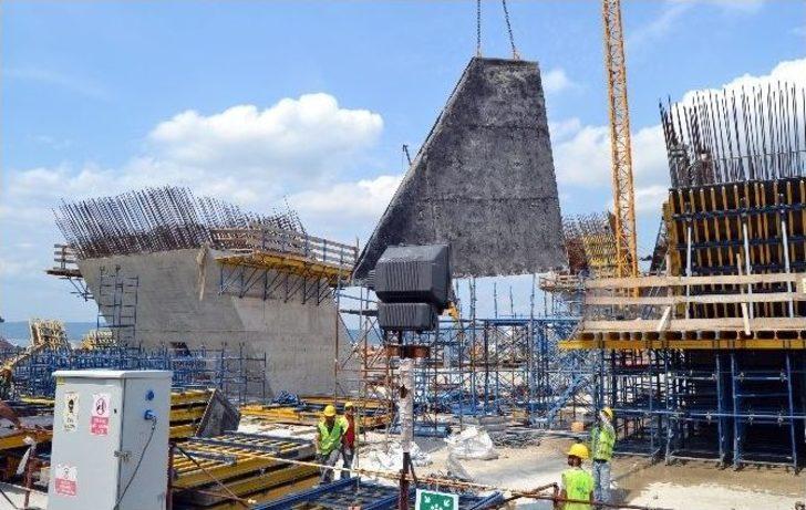 Körfez Geçiş Köprüsü Hızla Yükseliyor G2