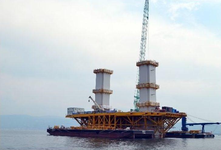 Körfez Geçiş Köprüsü Hızla Yükseliyor G3
