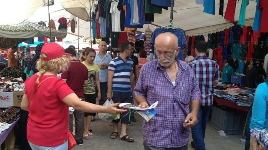 Kadınlar, İhsanoğlu İçin Pazarda Stant Açtı