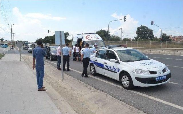 Tekirdağ'da Trafik Kazası: 3 Yaralı