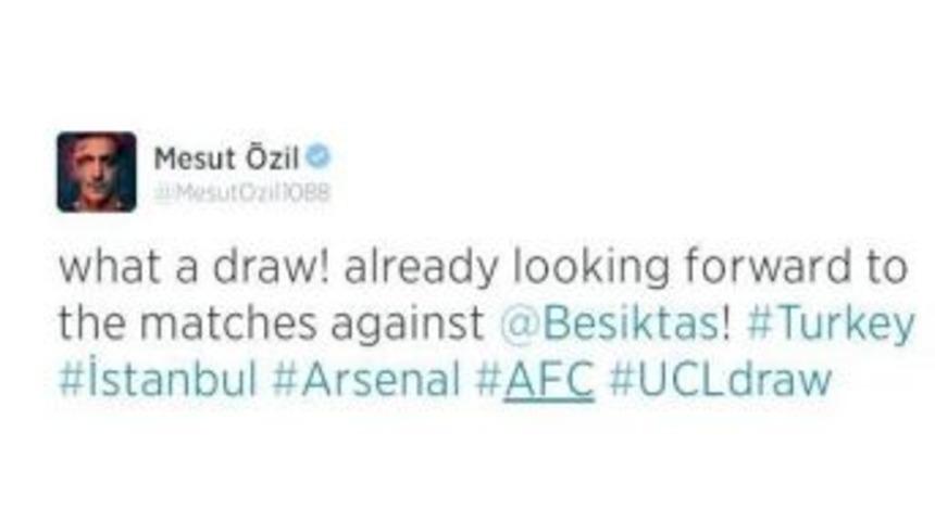 Mesut &Ouml;zil'den Kura Yorumu