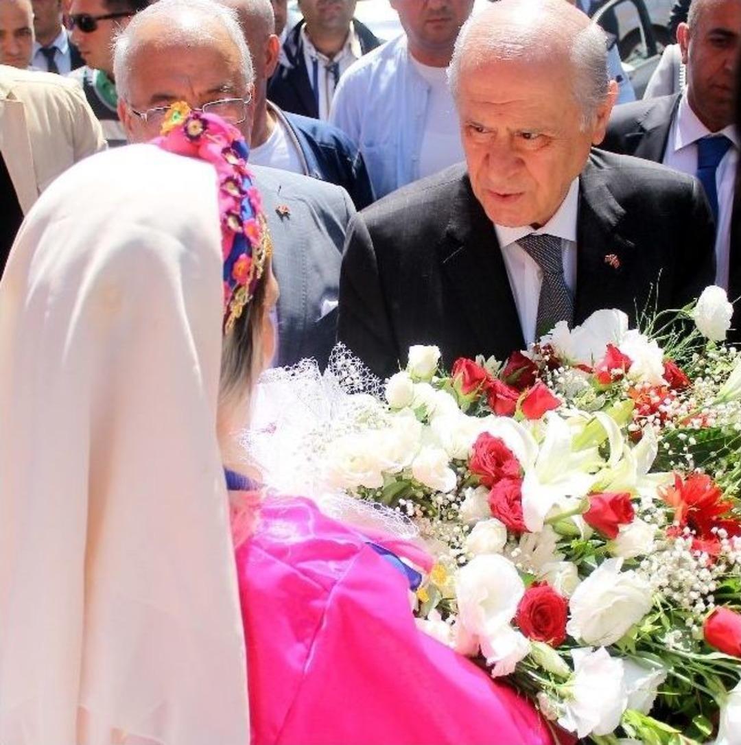 Mhp Lideri Devlet Bah&ccedil;eli Mersin'de