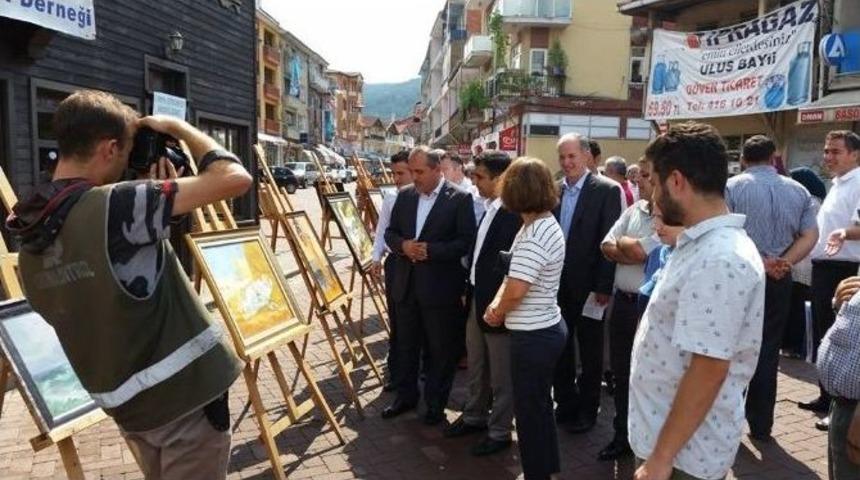 Başkan Uzun Sergi A&ccedil;ılışına Katıldı