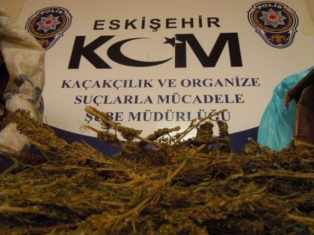 Eskişehir’de 19 Kilo 150 Gram Esrar Ele Geçirildi