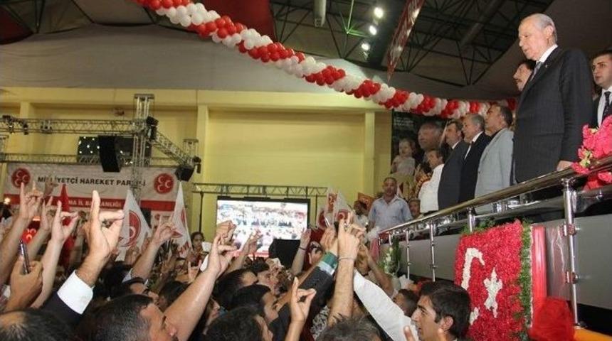 Bah&ccedil;eli'nin Mitinginde İlgin&ccedil; D&ouml;viz