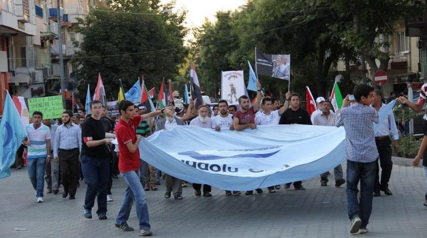 İsrail'in Gazze'ye Saldırılarının Protesto Edilmesi
