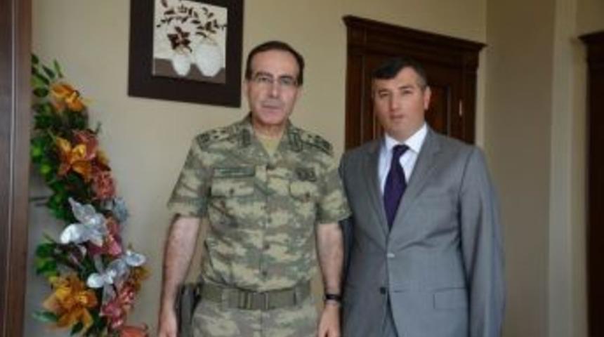 Başoğlu Paşadan Cumhuriyet Başsavcısı &Ccedil;i&ccedil;ekli&rsquo;ye Veda Ziyareti