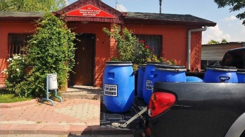 Yenimahalle&rsquo;de Bitkisel Ve Hayvansal Atık Yağların Toplanması Projesi Başlatıldı