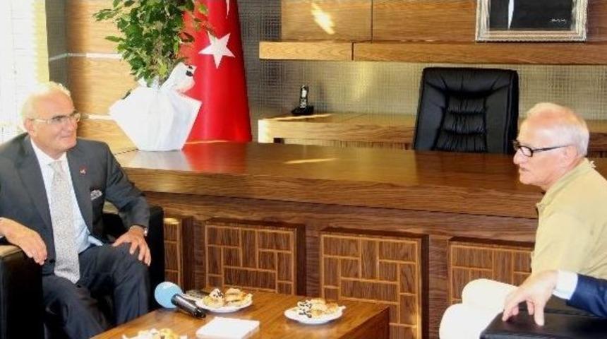 Başkan Yılmaz&rsquo;dan Baroya Ziyaret