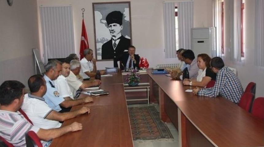 Mut&rsquo;da Se&ccedil;im G&uuml;venliği Toplantısı Yapıldı