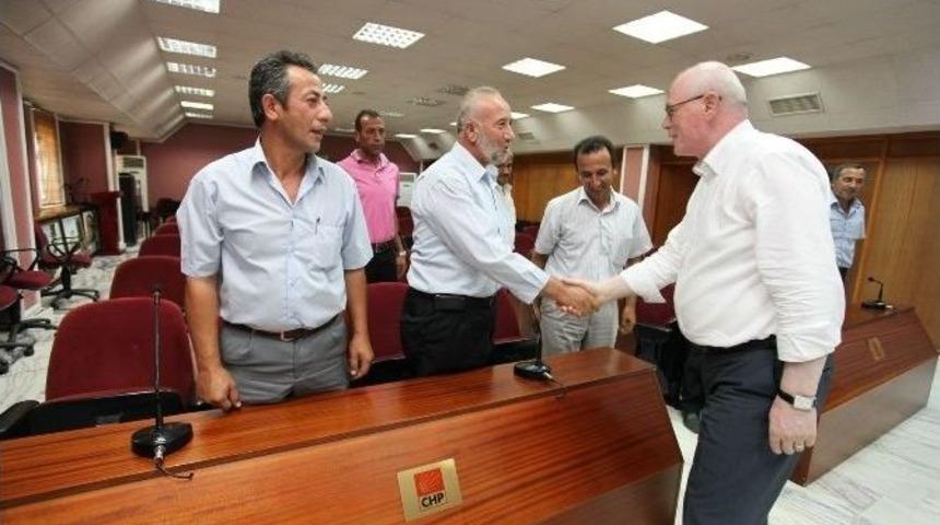 Başkan Kurt G&uuml;ny&uuml;z&uuml;l&uuml; Muhtarları Ağırladı