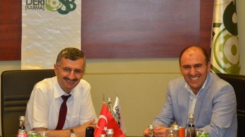 Akif K&uuml;plemez, Kulalı Deri &Uuml;reticilerini Uşak Deri Karma Osb&rsquo;ye Davet Etti