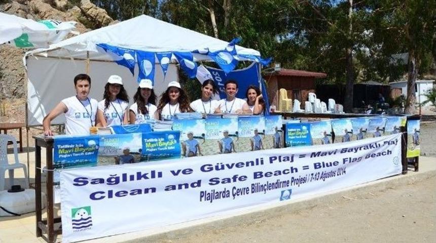 Fo&ccedil;alılar'a Plajlarda &Ccedil;evre Dersi