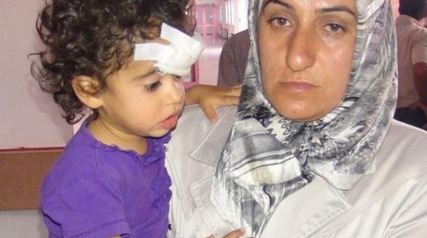 Başı Pervaneye Çarpan 2 Yaşındaki Pelin Taburcu Edildi