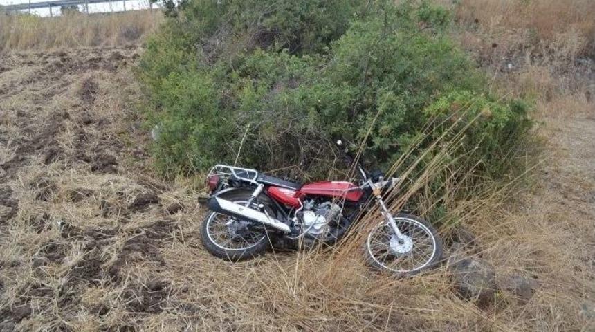 Kula&rsquo;da Motosiklet Kazası: 1 Yaralı