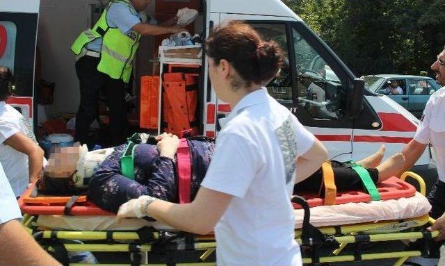 Samsun'da Zincirleme Trafik Kazası: 2 Yaralı