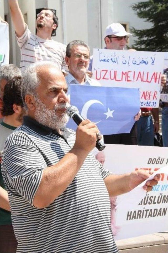 Çin Zulmü Nevşehir’de Protesto Edildi