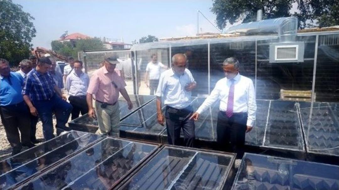 Muzaffer Yurttaş, G&uuml;neş Enerjisi İle &Uuml;z&uuml;m Kurutma Tesisinde