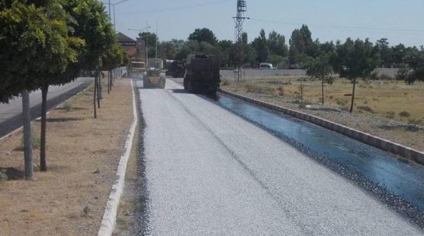 Bolvadin Heybeli Termal Tesislerinde Yol &Ccedil;alışması