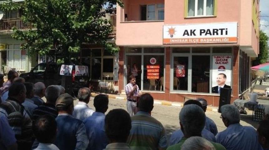 İnhisar'da İl Genel Meclisi Hizmet B&uuml;rosu A&ccedil;ıldı