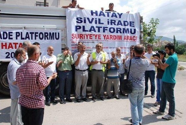 İskenderun'dan Suriye'ye 7,5 Ton Un